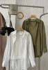 Summer Casual Shirt with Lacey Camisole  Sets